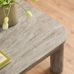 Solano Rectangular Coffee Table in grey 100x75cm - thumbnail 2