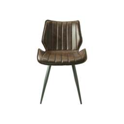 Junelle Bounce Dining Chair Vegan Chestnut SET OF 2 - thumbnail 2