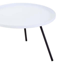 Wilmslow Two-Shelf Grey & Black Side Table – Contemporary Storage Side Table - thumbnail 3