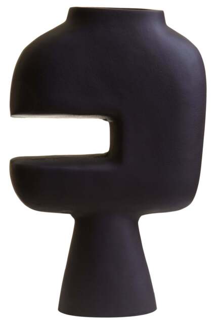 Vase Black Abstract Large Virelia - image 1