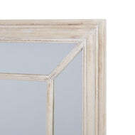 Large Washed Wood Window Mirror - thumbnail 3