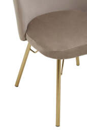 Fablet Velvet Chair – Mink - thumbnail 4