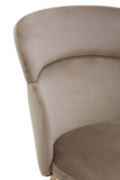 Fablet Velvet Chair – Mink - thumbnail 5