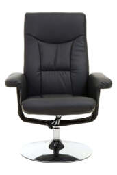 Verse Recliner – Black Leather Effect - thumbnail 5