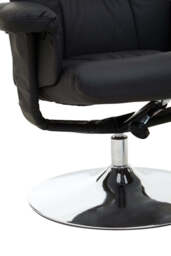 Verse Recliner – Black Leather Effect - thumbnail 2