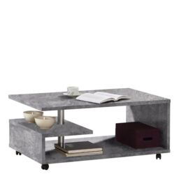 Bailey Coffee Table in Concrete Grey - thumbnail 1