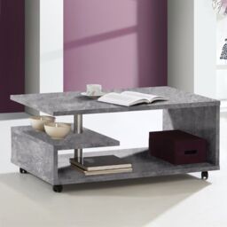 Bailey Coffee Table in Concrete Grey - thumbnail 2