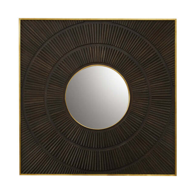 Whitstable Wall Mirror – Mango Wood - image 1
