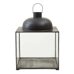 Square Lantern – Black (Large)