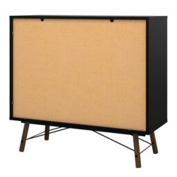 Matt Black 8 Drawer Double Dresser  Barcelona Collection - thumbnail 3