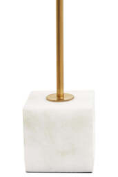 Tide Dandelion Sculpture – Gold Finish on White Marble Base - thumbnail 2