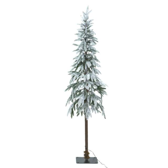 Grand Snowy Woodland Fir Pre-Lit Christmas Tree – 350 LED Lights - image 1