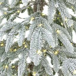 Grand Snowy Woodland Fir Pre-Lit Christmas Tree – 350 LED Lights - thumbnail 3