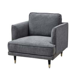 Richmond Grey Large Armchair – Spacious Comfort in Contemporary Style - thumbnail 1