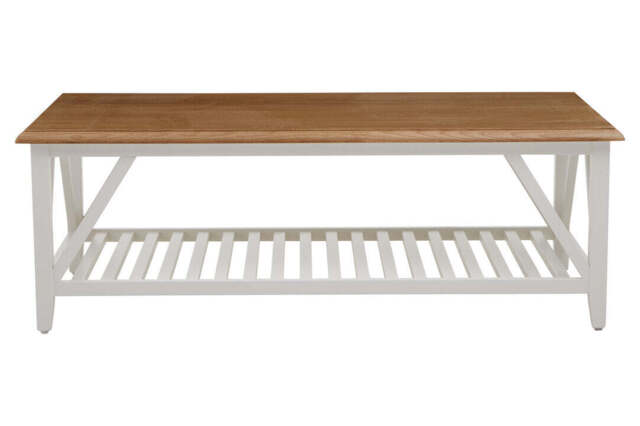 Lymm Natural Wood Coffee Table - image 1