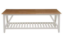 Lymm Natural Wood Coffee Table - thumbnail 1