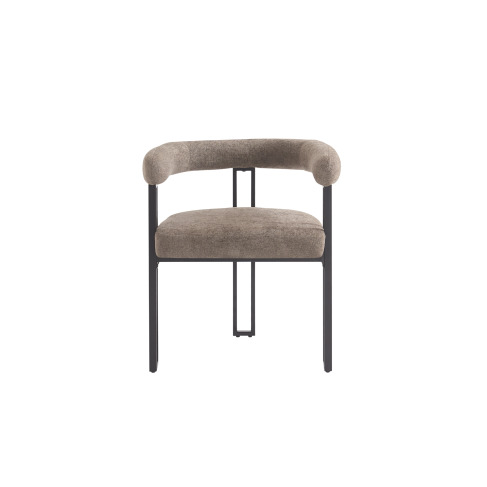 Bloom Modern Dining Chair - Taupe Soft Weave