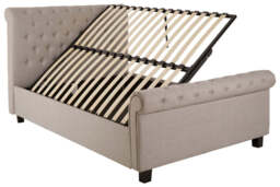 Highgrove Ottoman Bed – Light Grey (Double) - thumbnail 2