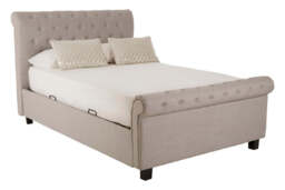 Highgrove Ottoman Bed – Light Grey (Double) - thumbnail 4
