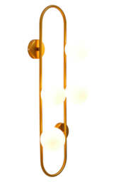 Valemont Wall Light – Four Bulb, White Glass - thumbnail 5