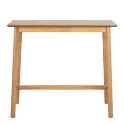 Barlow Bar Table in Matt Oak - thumbnail 2