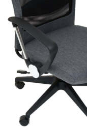 Monet Low-Back Office Chair – Black - thumbnail 2