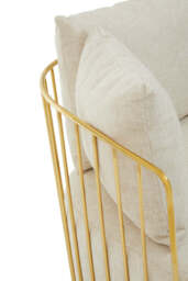 Isola Fabric Sofa – Natural (2 Seat) - thumbnail 3