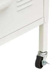 Arden 3-Drawer Desk in White - thumbnail 5