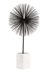 Breeze Black Finish Starburst Sculpture - thumbnail 4
