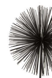 Breeze Black Finish Starburst Sculpture - thumbnail 3