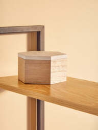 Willow Desk with Shelves – Light Yellow - thumbnail 4