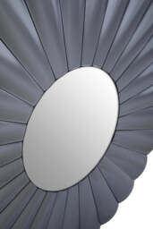 Glenmore Round Wall Mirror – Grey - thumbnail 3