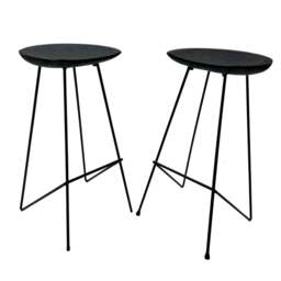 Xorvelle Coal Bar Stool (set of 2) - thumbnail 2