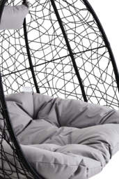 Reed Double Hanging Chair – Black - thumbnail 4