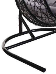 Reed Double Hanging Chair – Black - thumbnail 2