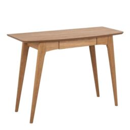 Woodstock Desk in Oak  Modern Wooden Home Office & Study Table