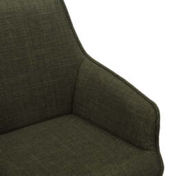 Bude Dining Chair Olive Green Twill SET OF 2 - thumbnail 3