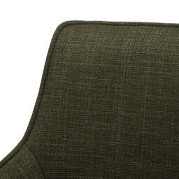Bude Dining Chair Olive Green Twill SET OF 2 - thumbnail 4