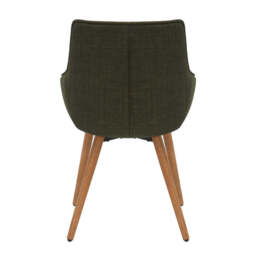 Bude Dining Chair Olive Green Twill SET OF 2 - thumbnail 5