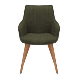 Bude Dining Chair Olive Green Twill SET OF 2 - thumbnail 6
