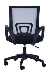 Alto Home Office Chair – Grey with Black Arms - thumbnail 5