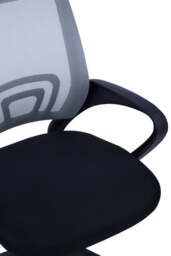 Alto Home Office Chair – Grey with Black Arms - thumbnail 3