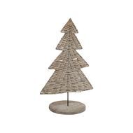The Noel Collection Wicker Tree Ornament - thumbnail 1