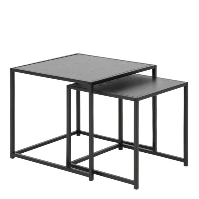 Seaford Nest of Tables in Ash Black - image 1