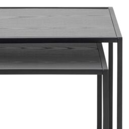 Seaford Nest of Tables in Ash Black - thumbnail 4