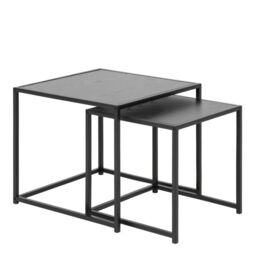 Seaford Nest of Tables in Ash Black - thumbnail 1