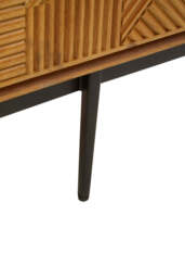 Tunbridge Wooden Media Unit – Natural Finish - thumbnail 4