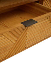 Tunbridge Wooden Media Unit – Natural Finish - thumbnail 2