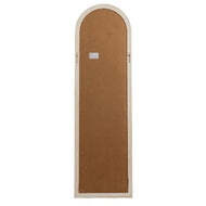 Tall Washed Wood Arched Window Mirror - thumbnail 4