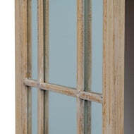 Tall Washed Wood Arched Window Mirror - thumbnail 3